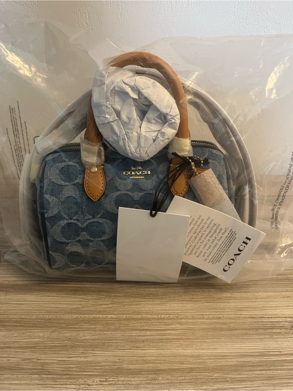 Coach Mini Denim Rowan